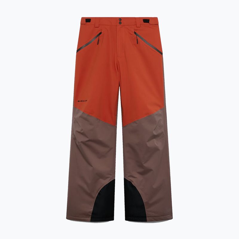 Herren Skihose Oakley Canopy Pro Insulated Dark Umber/Flame Red 6