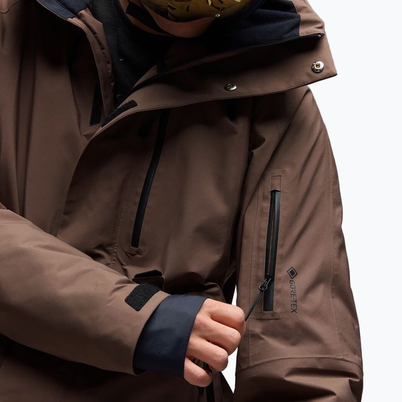 Herren-Snowboardjacke Oakley Sub Temp RC Gore-Tex 2.0 32F dark umber 6