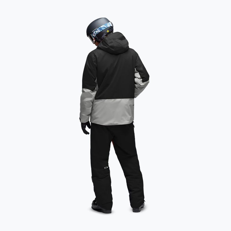 Herren-Skijacke Oakley Canopy Pro Insulated pitch black/cement 3