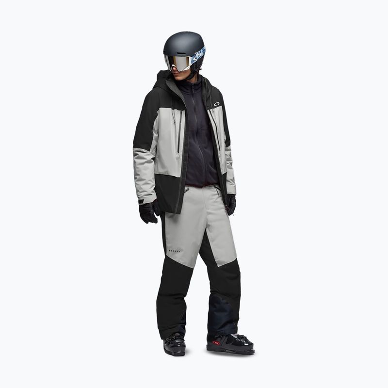 Herren Skihose Oakley Canopy Pro Insulated Pitch Black/Cement 2