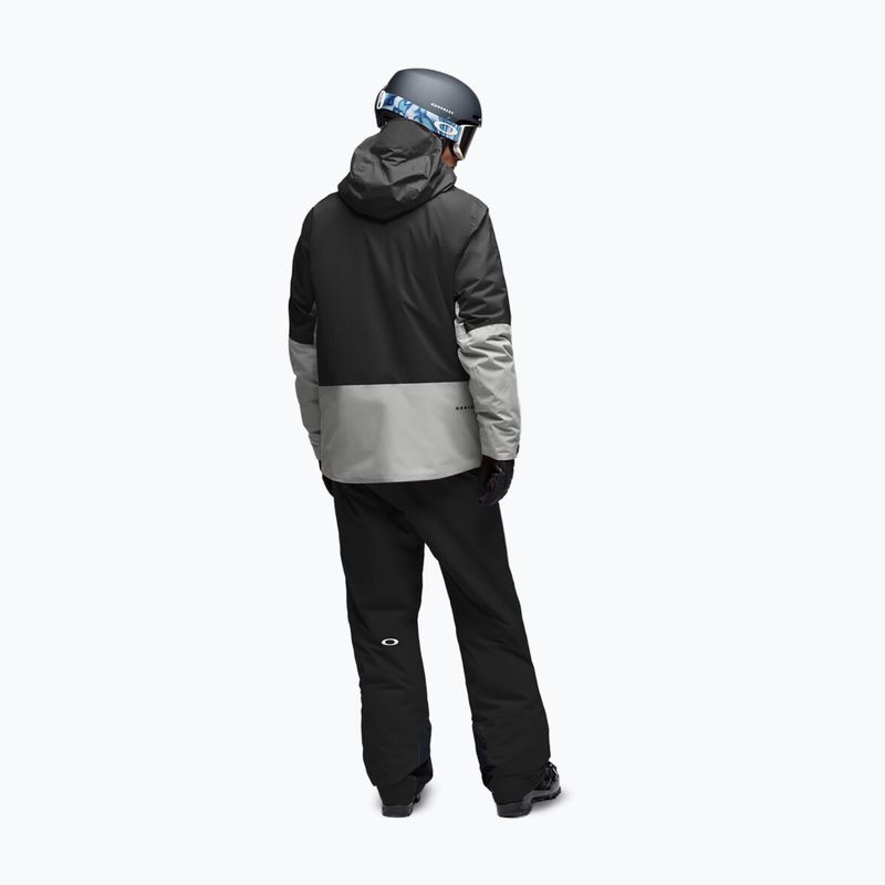 Herren Skihose Oakley Canopy Pro Insulated Pitch Black/Cement 3