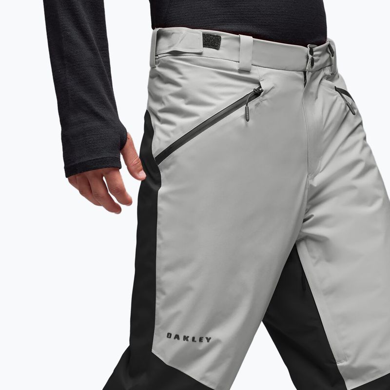 Herren Skihose Oakley Canopy Pro Insulated Pitch Black/Cement 4