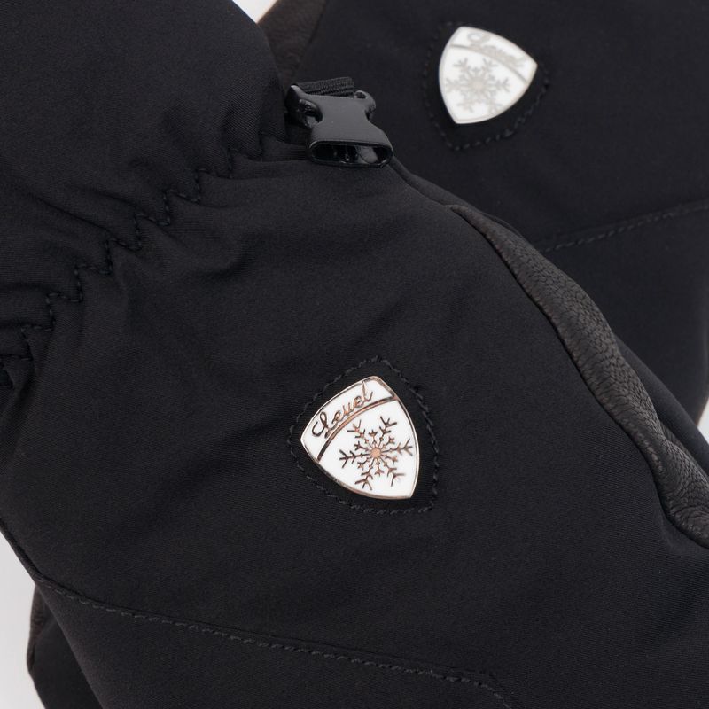 Damen-Skihandschuh Level Super Radiator Mitt Gore Tex schwarz 3234 5