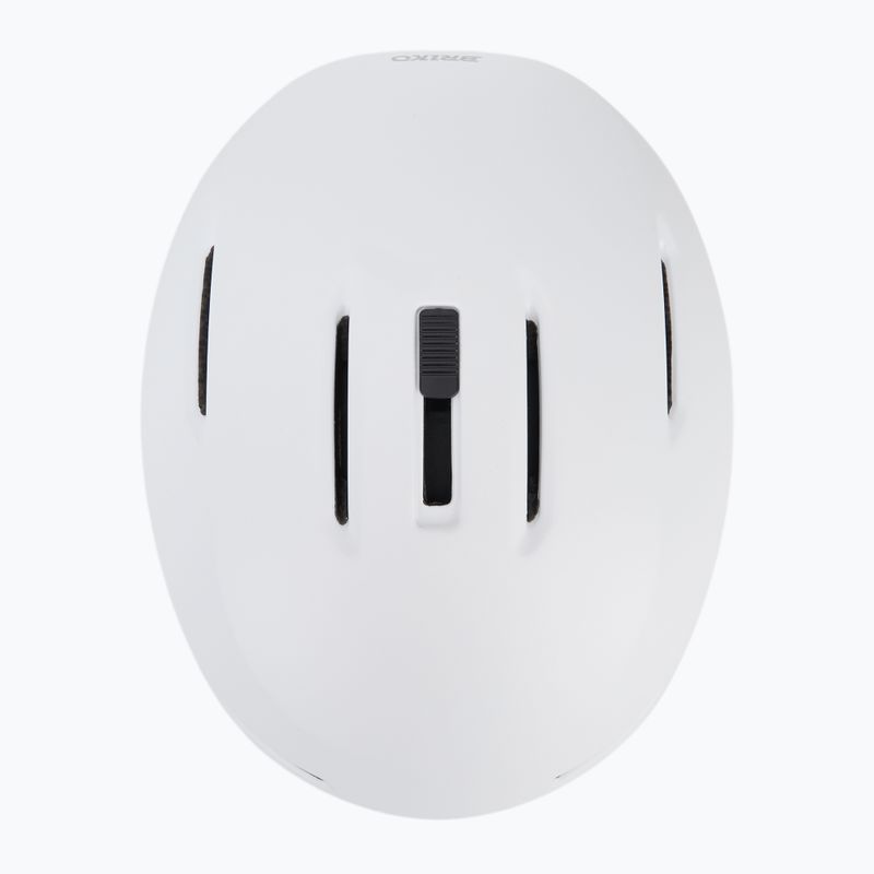 Skihelm Briko Yuki matt shiny white/silver 6