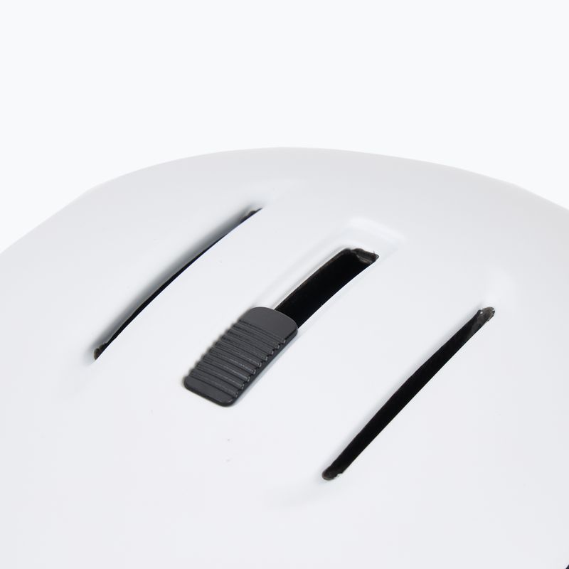 Skihelm Briko Yuki matt shiny white/silver 9