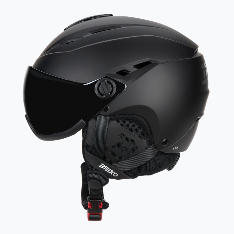 Skihelm Briko Elio Visor matt black 3