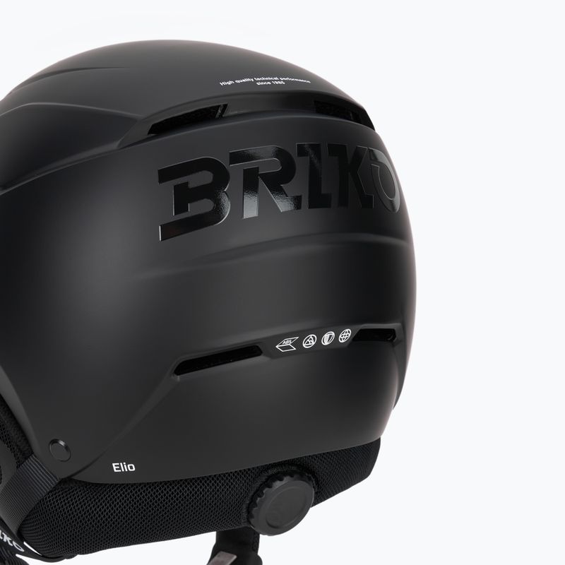 Skihelm Briko Elio Visor matt black 7