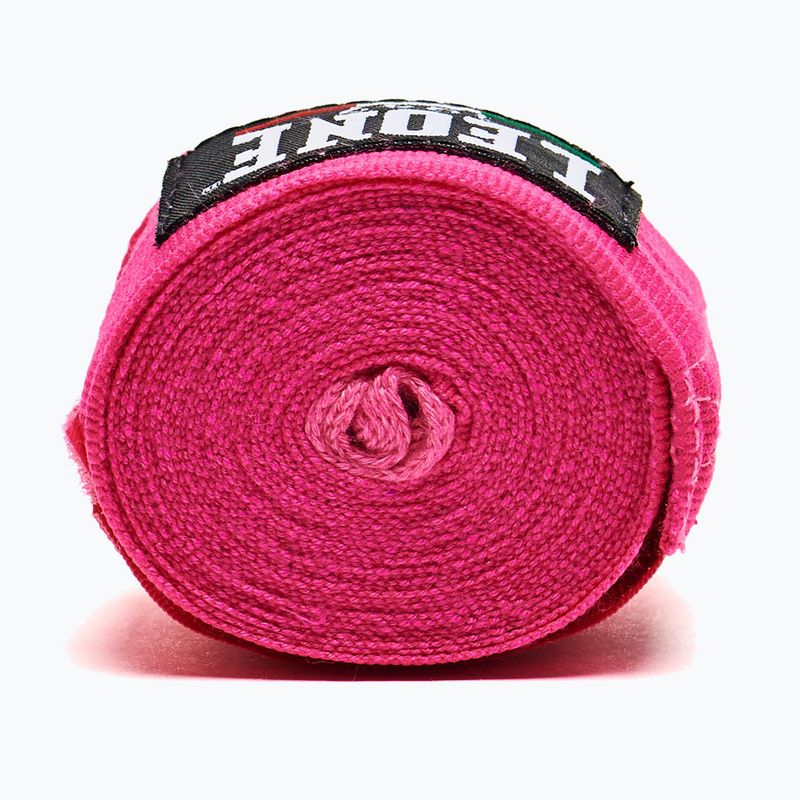 Boxbandagen Leone 1947 Hand Wraps 350 cm pink 4