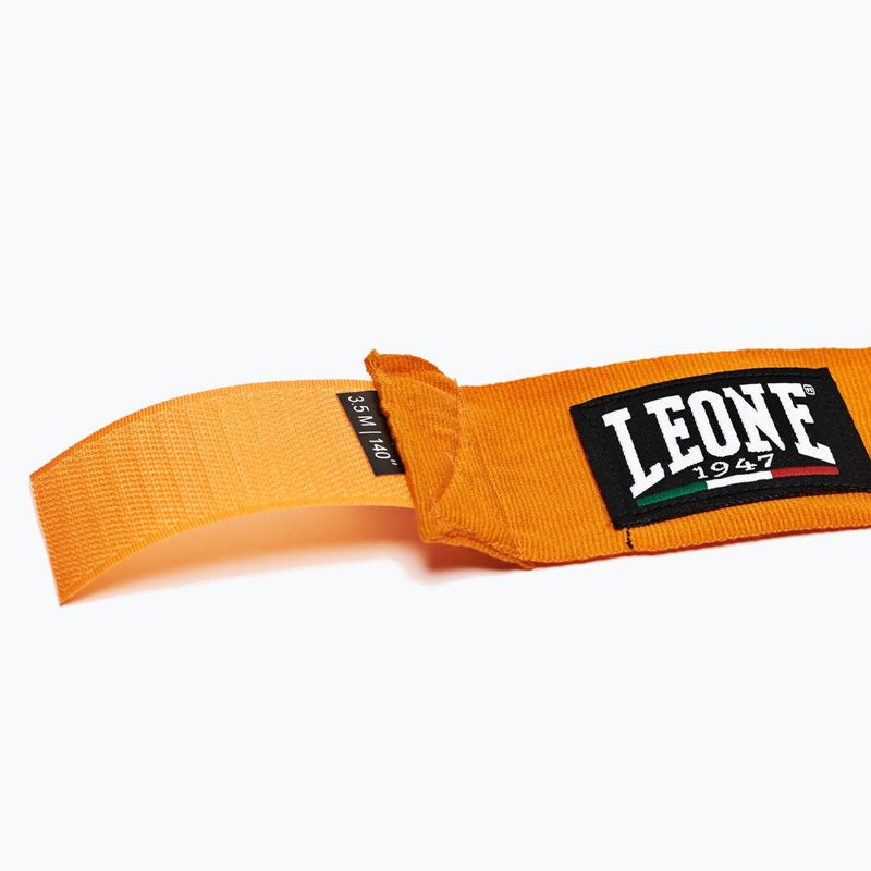Boxbandagen Leone 1947 Hand Wraps 350 cm orange 5