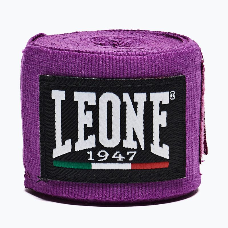 Boxbandagen Leone 1947 Hand Wraps 350 cm purple 2