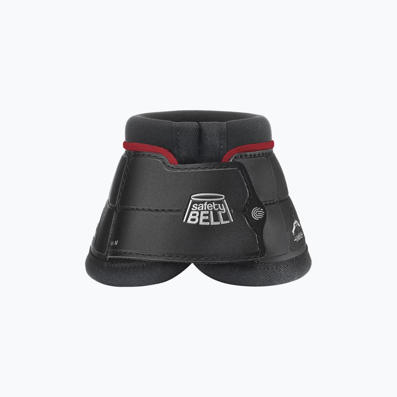 Veredus Safety Bell Farbiges Hufeisen schwarz und kastanienbraun SB1B2