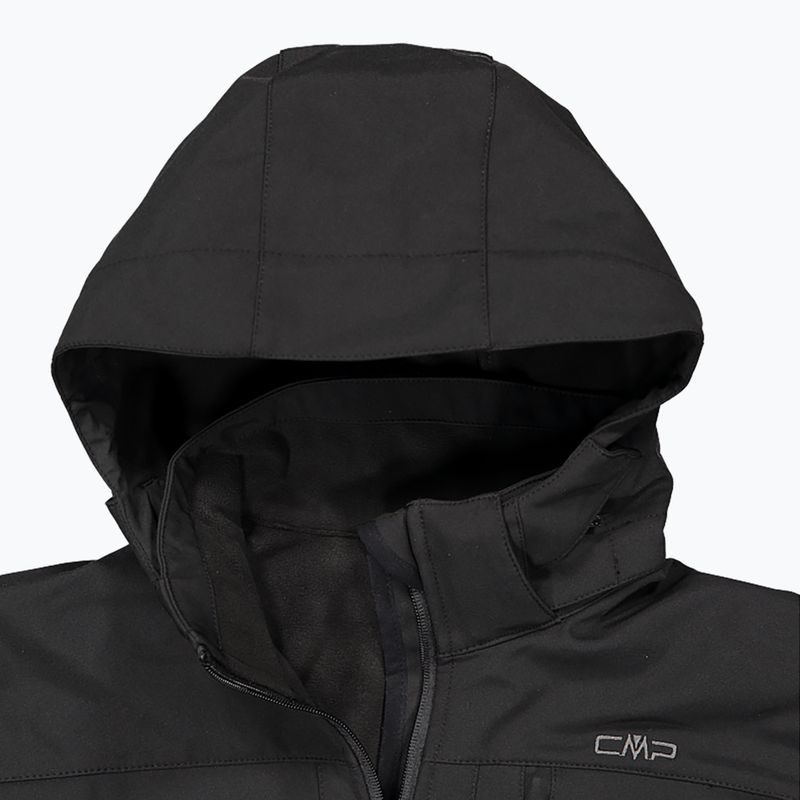 Herren CMP Softshelljacke schwarz 3A01787N/U901 4