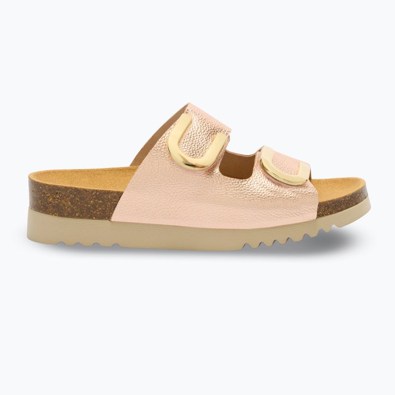 Damen-Pantoletten Scholl Montery 2 Straps Ad Med rose/gold 2