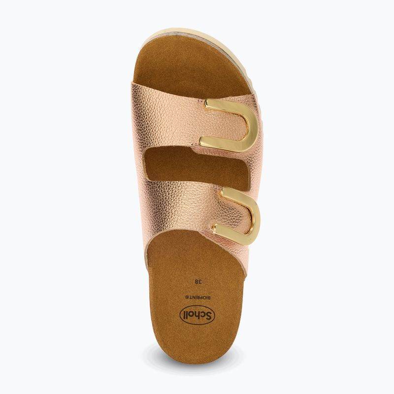 Damen-Pantoletten Scholl Montery 2 Straps Ad Med rose/gold 4
