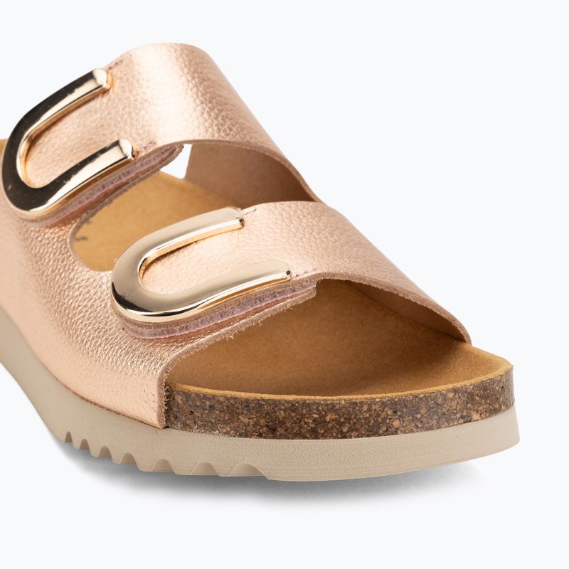 Damen-Pantoletten Scholl Montery 2 Straps Ad Med rose/gold 7