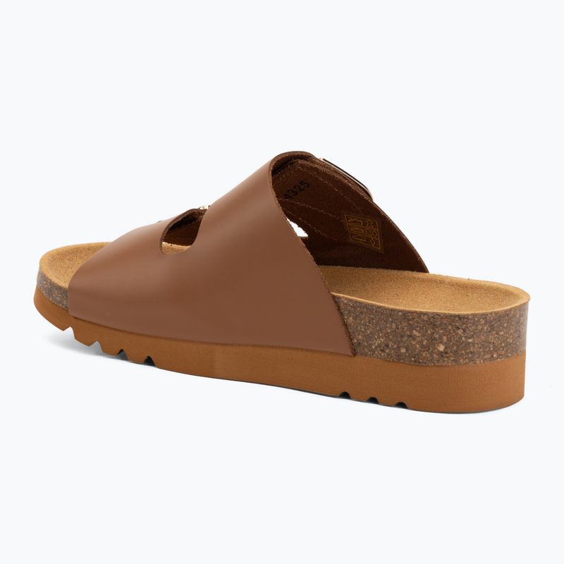 Damen-Pantoletten Scholl Montery 2 Straps Ad Med cognac 3