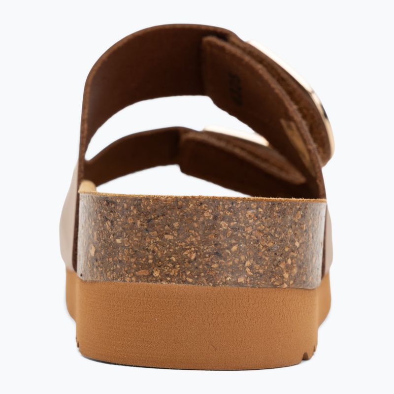 Damen-Pantoletten Scholl Montery 2 Straps Ad Med cognac 6