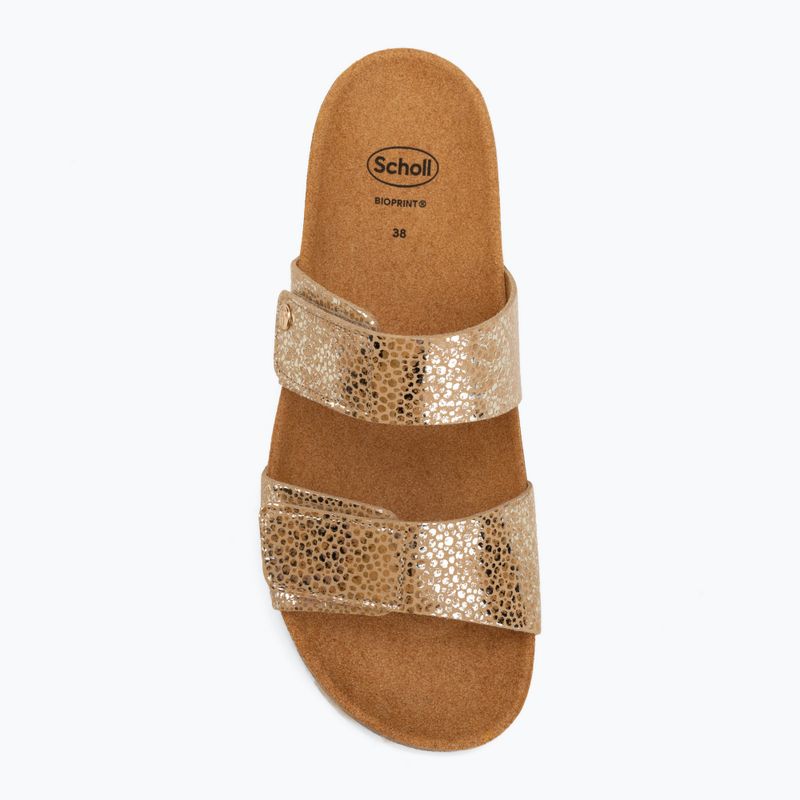 Damen-Pantoletten Scholl Lusaka 2.0 Med gold 5