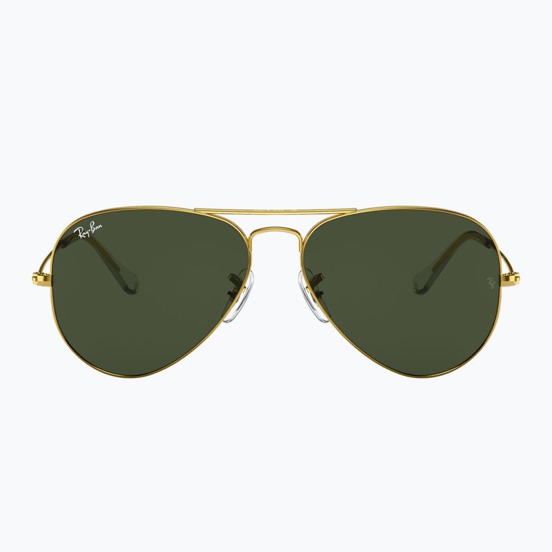 Sonnenbrille Ray-Ban Aviator Classic arista gold/green g-15 2