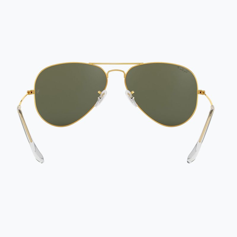 Sonnenbrille Ray-Ban Aviator Classic arista gold/green g-15 polarized 5