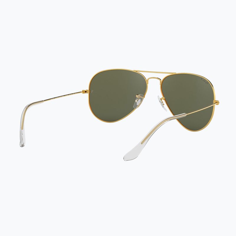 Sonnenbrille Ray-Ban Aviator Classic arista gold/green g-15 polarized 6