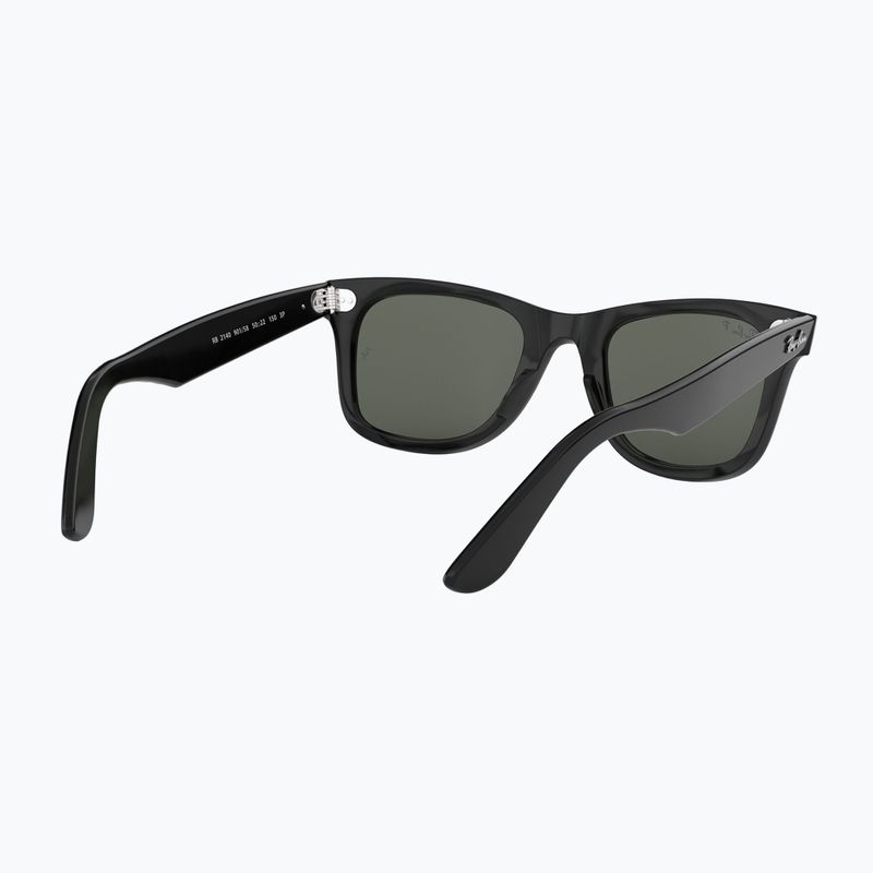 Sonnenbrille Ray-Ban Wayfarer Classic black/green polarized 6