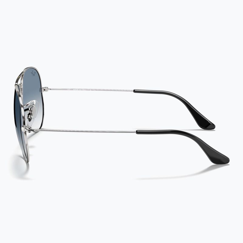 Sonnenbrille Ray-Ban Aviator Classic silver/light blue 7