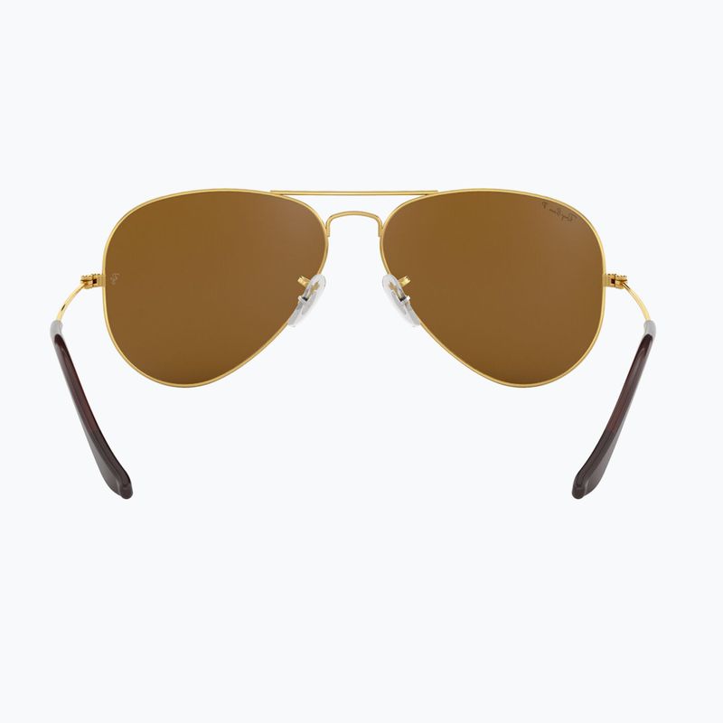 Sonnenbrille Ray-Ban Aviator Classic arista gold/brown polarized 5