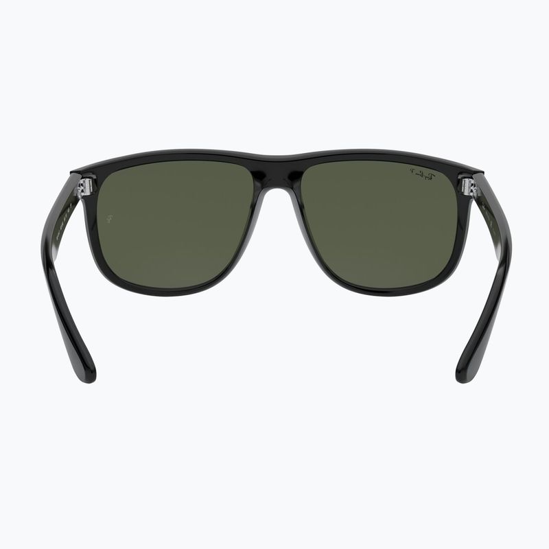 Sonnenbrille Ray-Ban Boyfriend black/dark green polarized 5