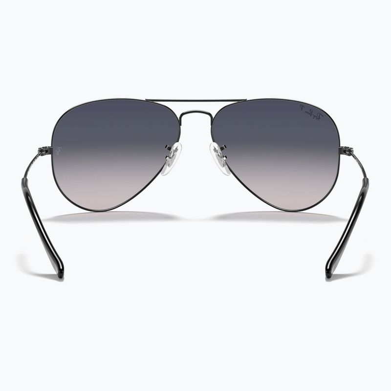 Sonnenbrille Ray-Ban Aviator Classic gunmetal/blue polarized 5