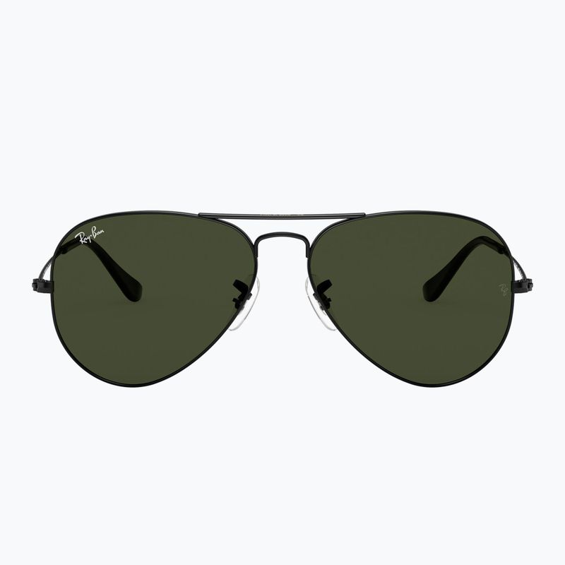 Sonnenbrille Ray-Ban Aviator Classic black/green g-15 2