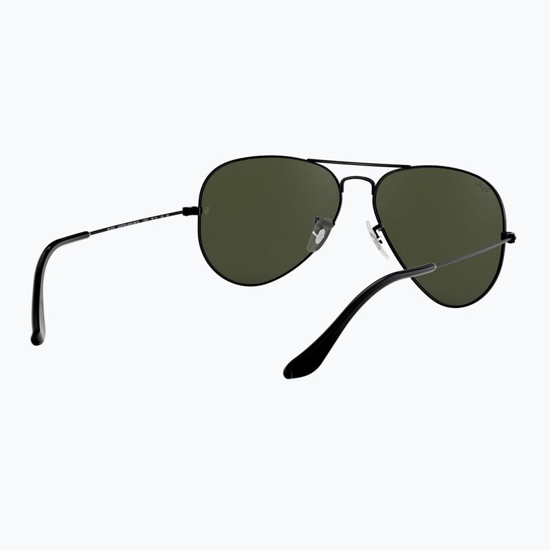 Sonnenbrille Ray-Ban Aviator Classic black/green g-15 6