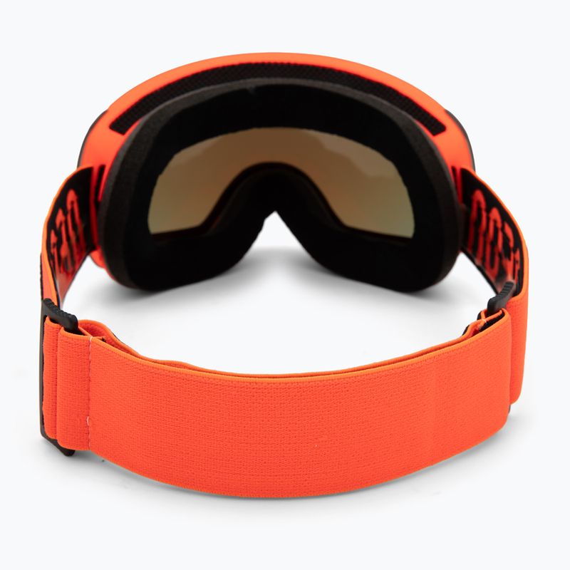 Skibrille Neon Beam red/mirror steel 3
