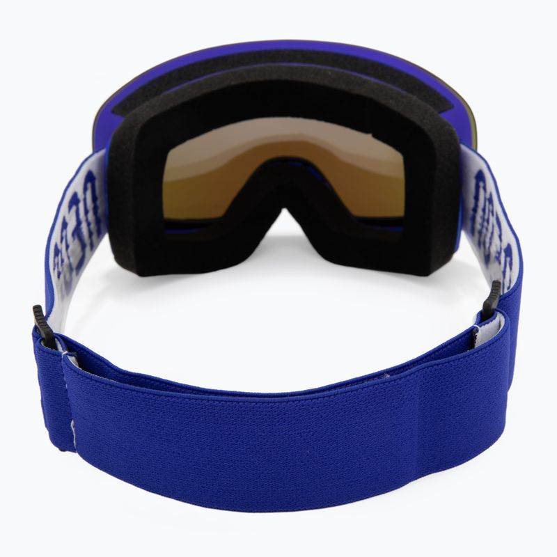 Skibrille Neon Light blue/royal/mirror blue 3