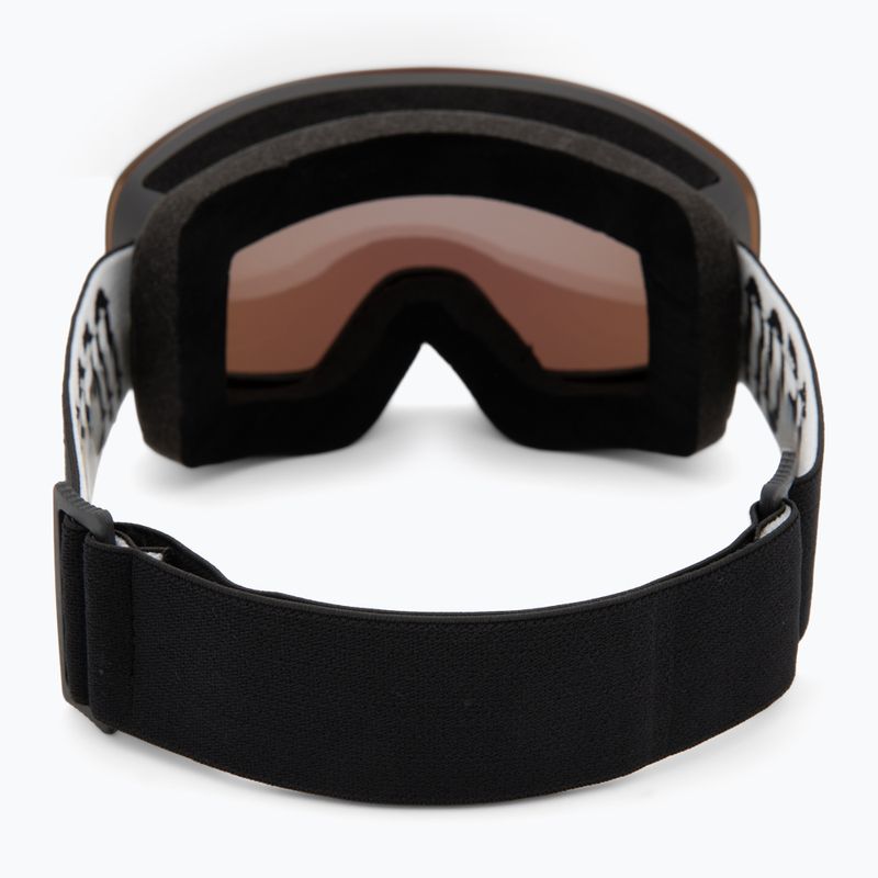 Skibrille Neon Light black/white/mirror steel 3