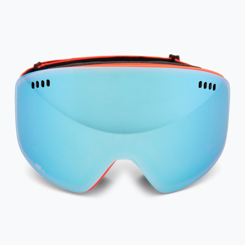 Skibrille Neon Light red/mirror steel 2
