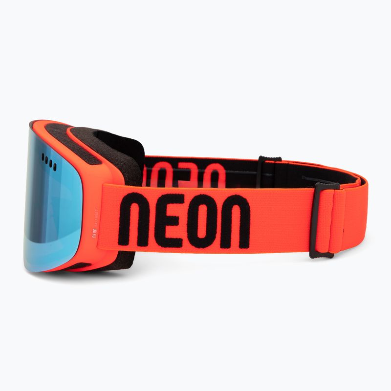 Skibrille Neon Light red/mirror steel 4