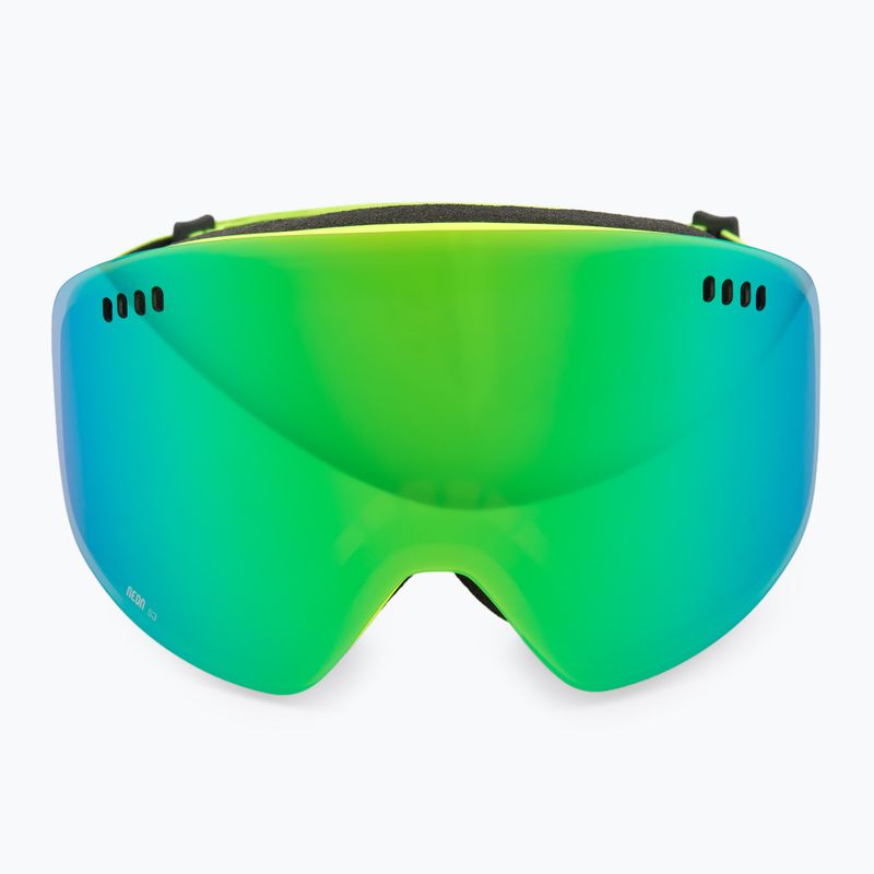 Skibrille Neon Light yellow/mirror green 2