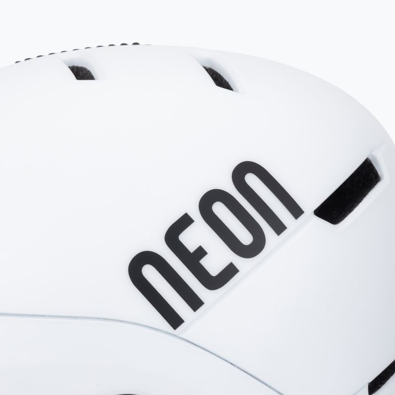 Skihelm Neon Summit white/black 7