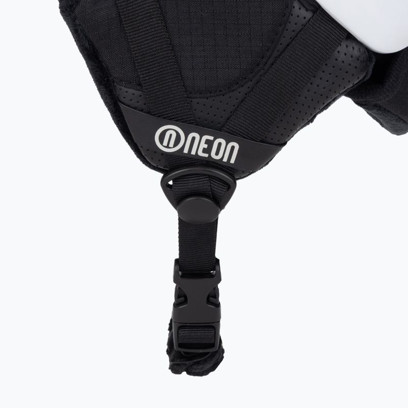 Skihelm Neon Summit white/black 8