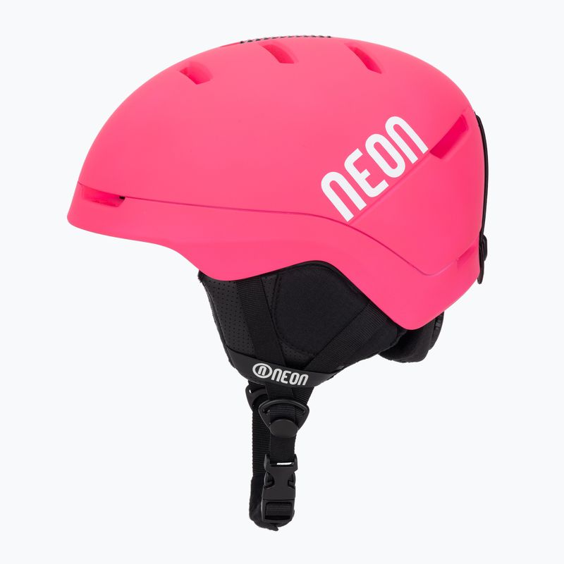 Skihelm Neon Summit pink/white 3