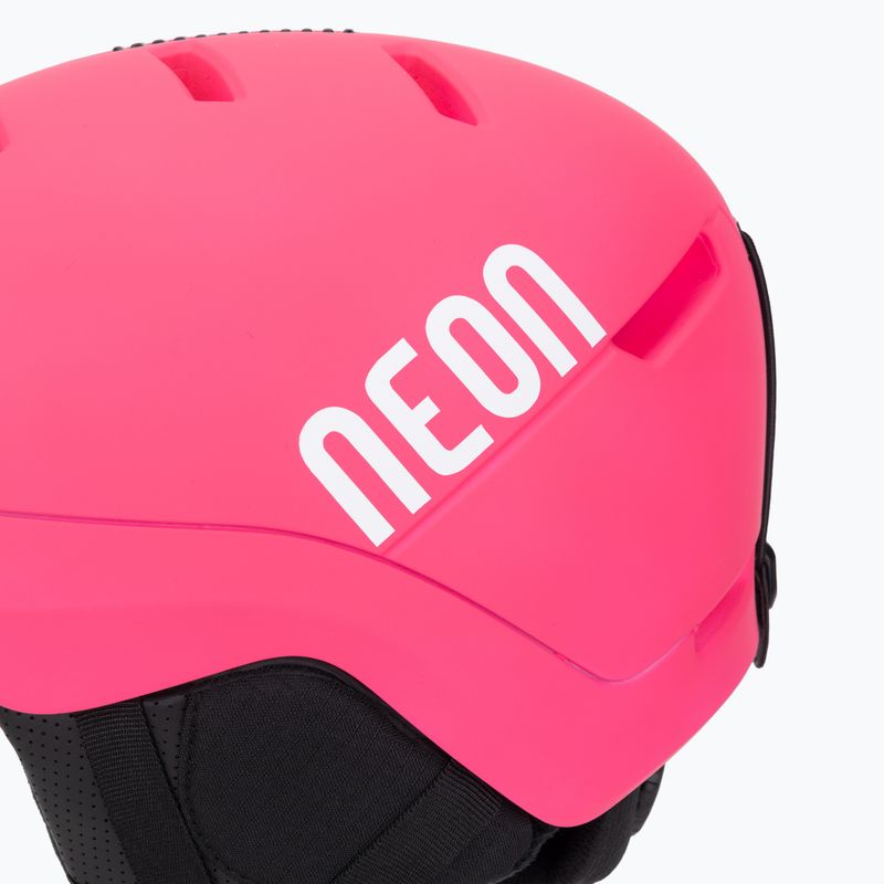 Skihelm Neon Summit pink/white 8
