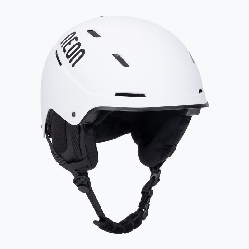 Skihelm Neon Alpha white/black