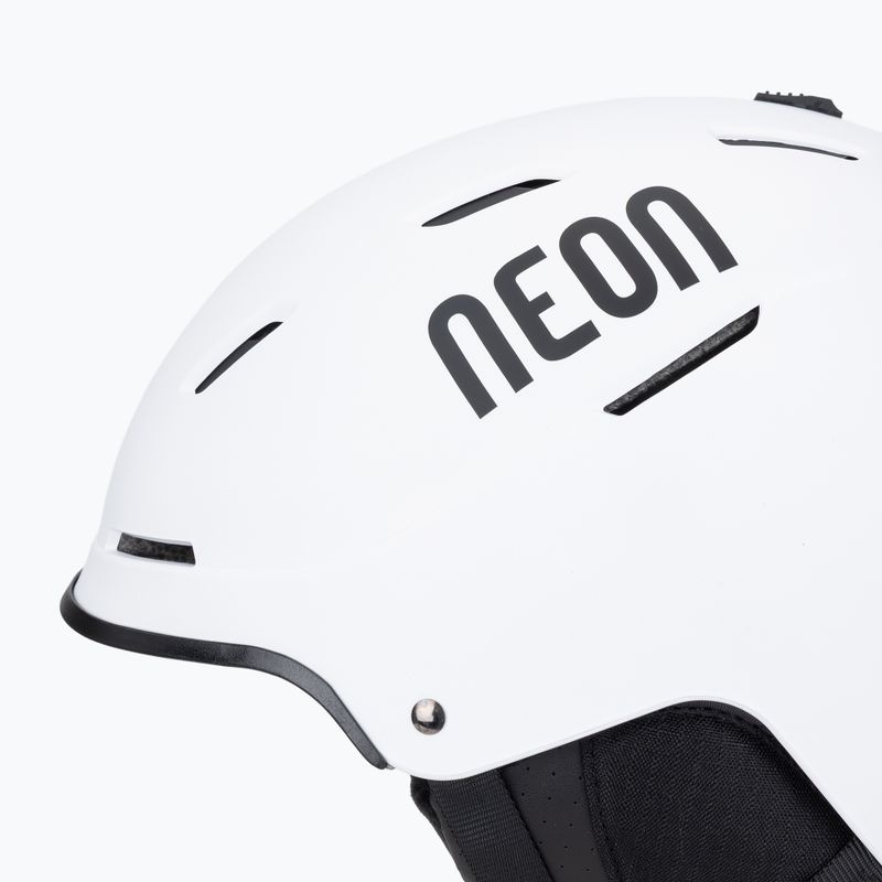 Skihelm Neon Alpha white/black 7