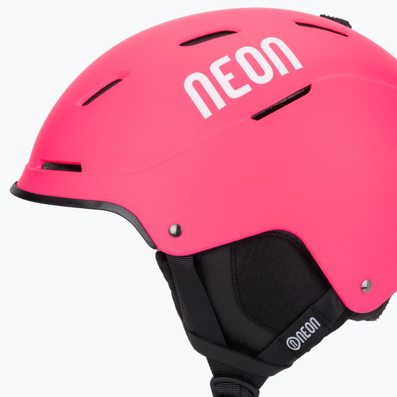 Skihelm Neon Alpha pink/white 7