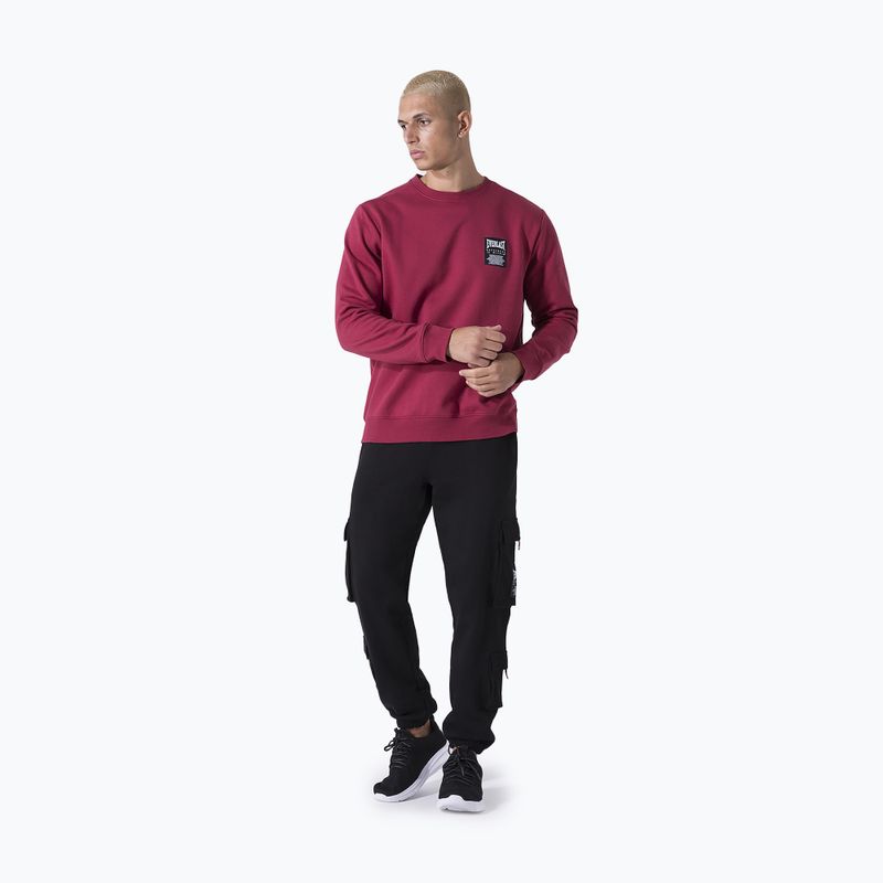 Herren Everlast Neutrals Crewneck Sweatshirt bordeaux 2