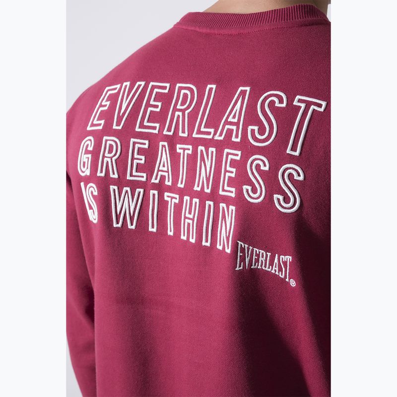 Herren Everlast Neutrals Crewneck Sweatshirt bordeaux 5