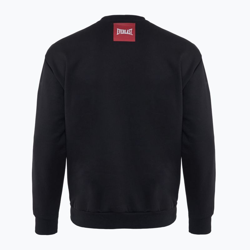 Sweatshirt Herren Everlast Streetwear Crewneck black/red 2
