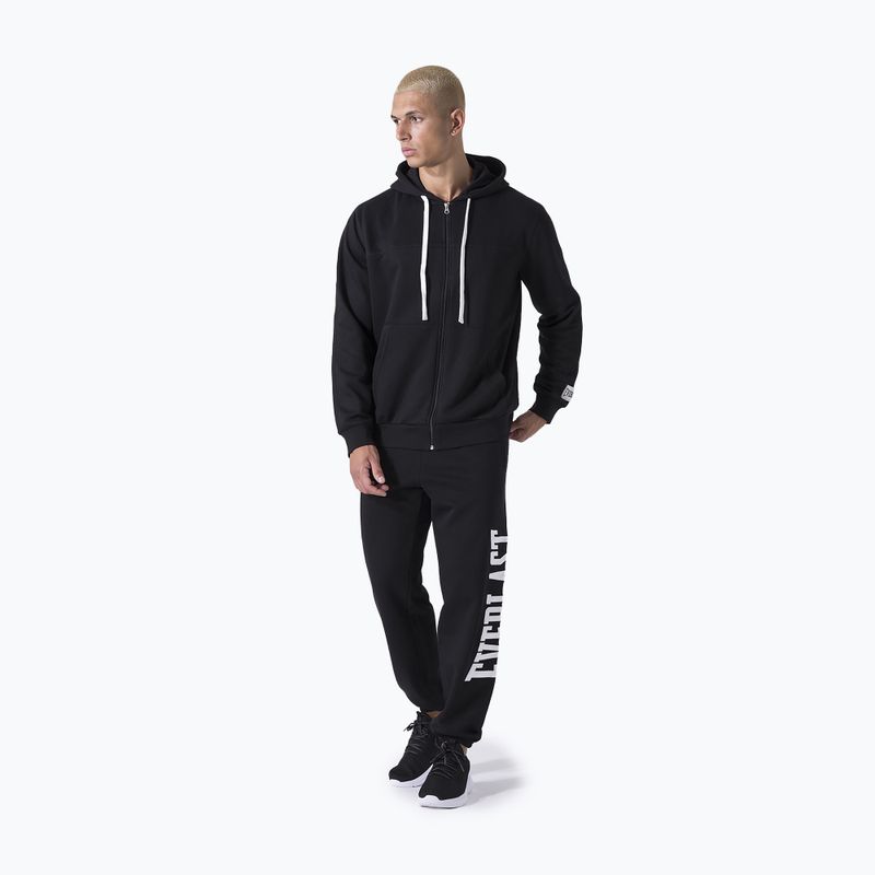 Sweatshirt Hoodie Herren Everlast Exclusive Full Zip black 2