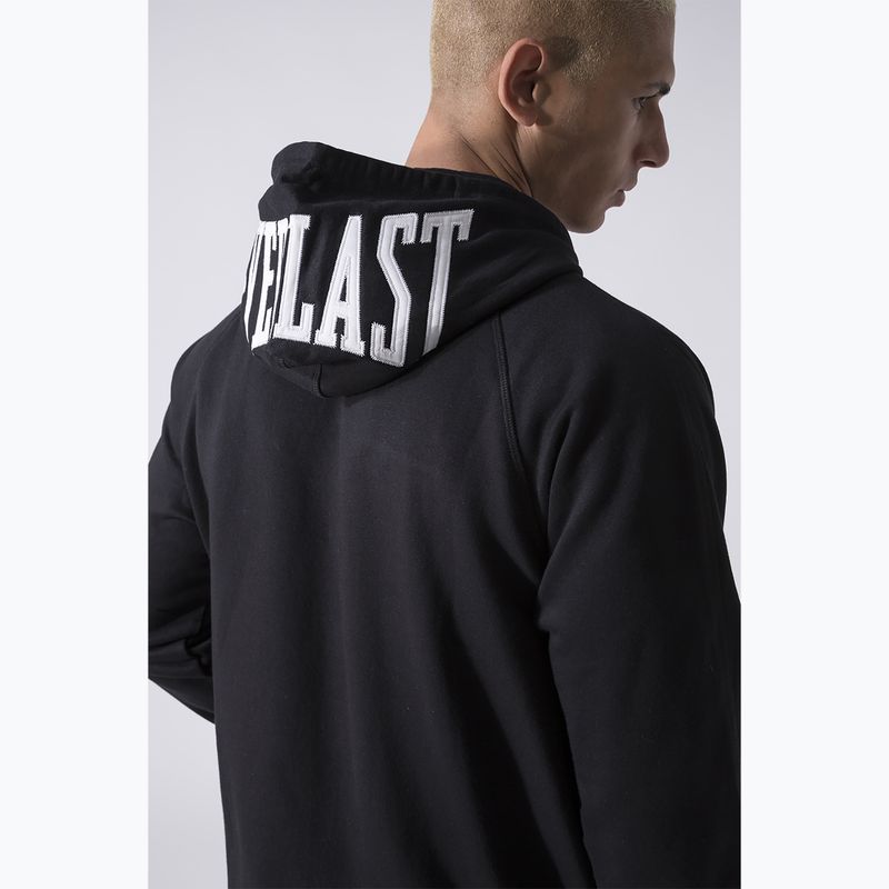 Sweatshirt Hoodie Herren Everlast Exclusive Full Zip black 4